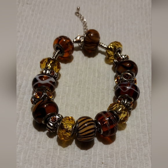 Pandora style spinner charm bracelet - Picture 3 of 16